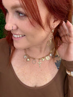 Chain Link Geometric Earrings (Multiple Colors)