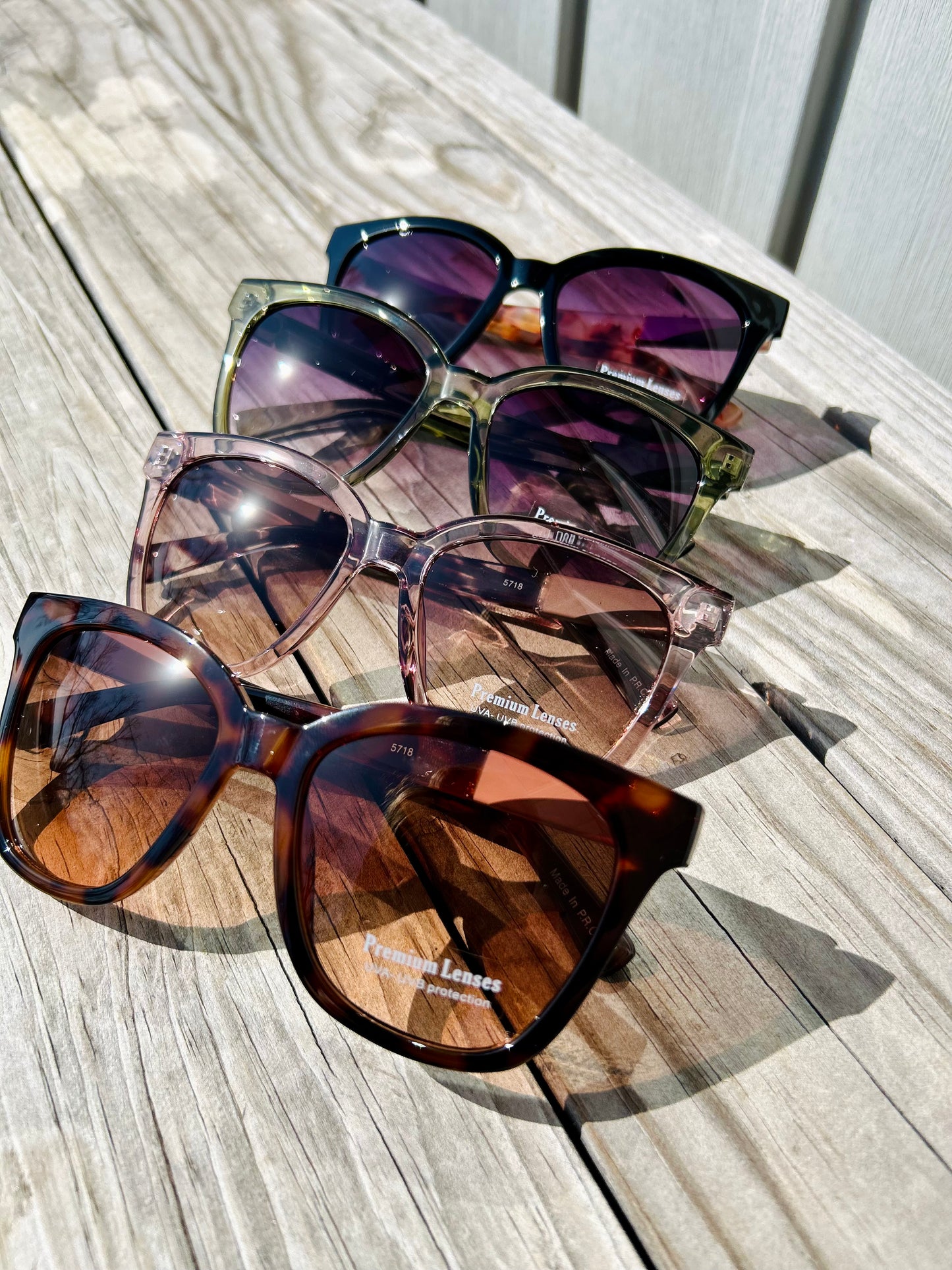 Oval Cateye Sunglasses (Multiple Colors)