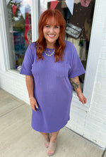 Lakyn Purple Woven Dress