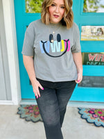 Smiley Jesus Tee on Comfort Color (Multiple Colors)