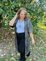 Multicolor Sequin Duster