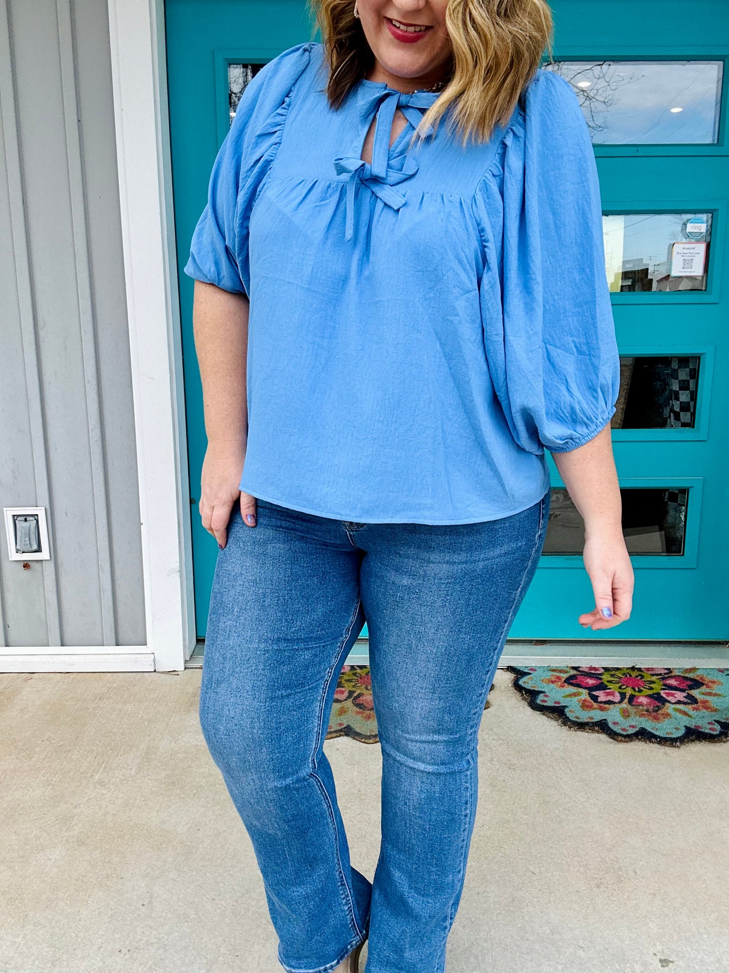 Kaci High Rise Bootcut Vervet Jean