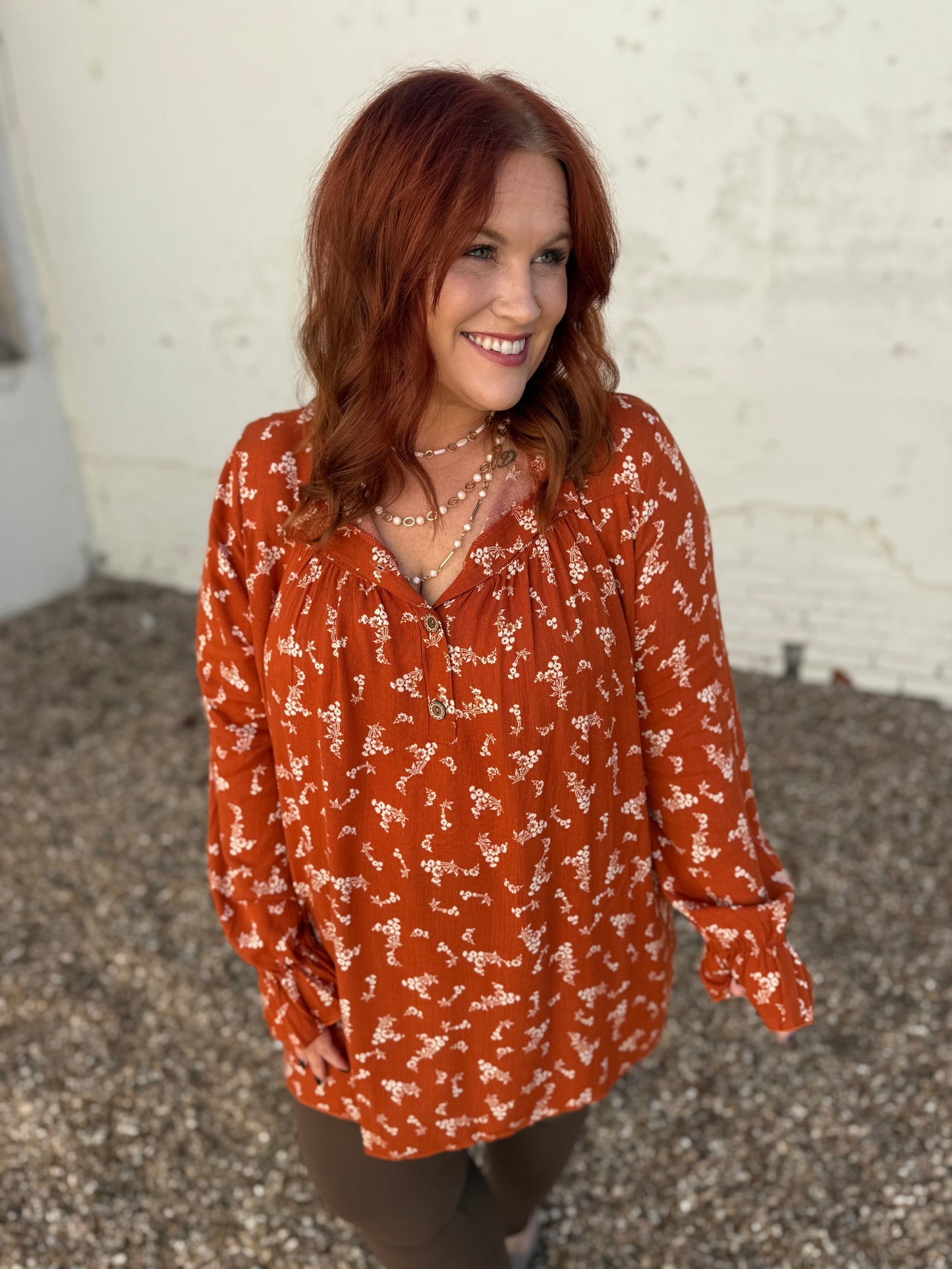 Dani Floral Tunic Top