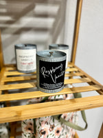 Raspberry Vanilla Soy Wax Candle