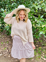 Raylee Animal Print Ruffled Skirt