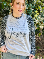 Speak the Name of Jesus  Distressed Graphic Tee