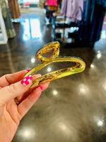 Large Metallic Hair Clip