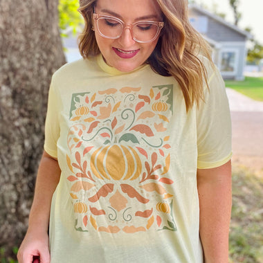 Filigree Pumpkin Graphic Tee