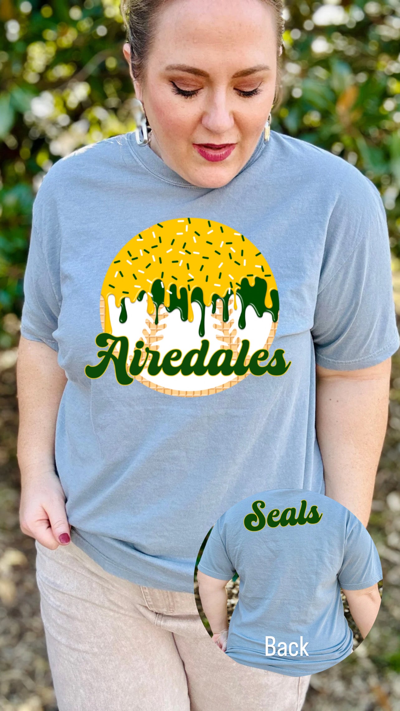 Customizable Drip Tee (Front/Back, Any Color!)