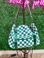 Checkered Travel Duffel (Multiple Colors)