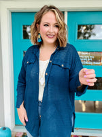 Lily Button Down Knit Shacket
