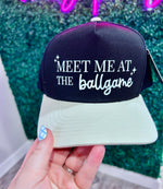 Meet Me at the Ballgame Canvas Hat