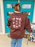 (RESTOCK) God Says Bows Sweatshirt