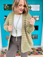 Sherri Striped Cardigan
