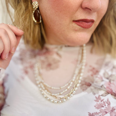 Layered Pearl Necklace