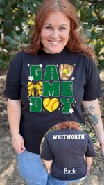 Customizable Game Day Retro Tee (Front/Back, Any Color!)