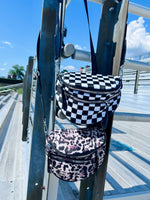 Double Zipper Leopard Bum Bag