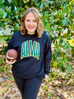 Varsity Vintage Tee on Black (Any style!)