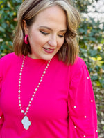 Pearl Embellished Top