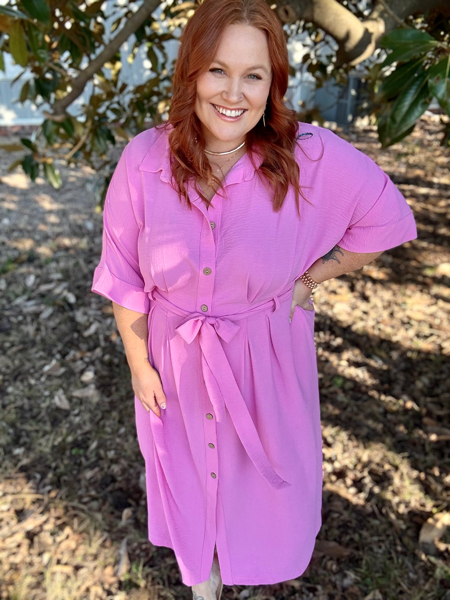 Lexi Midi Tie Dress