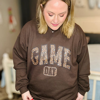 Game Day Leopard Sweatshirt