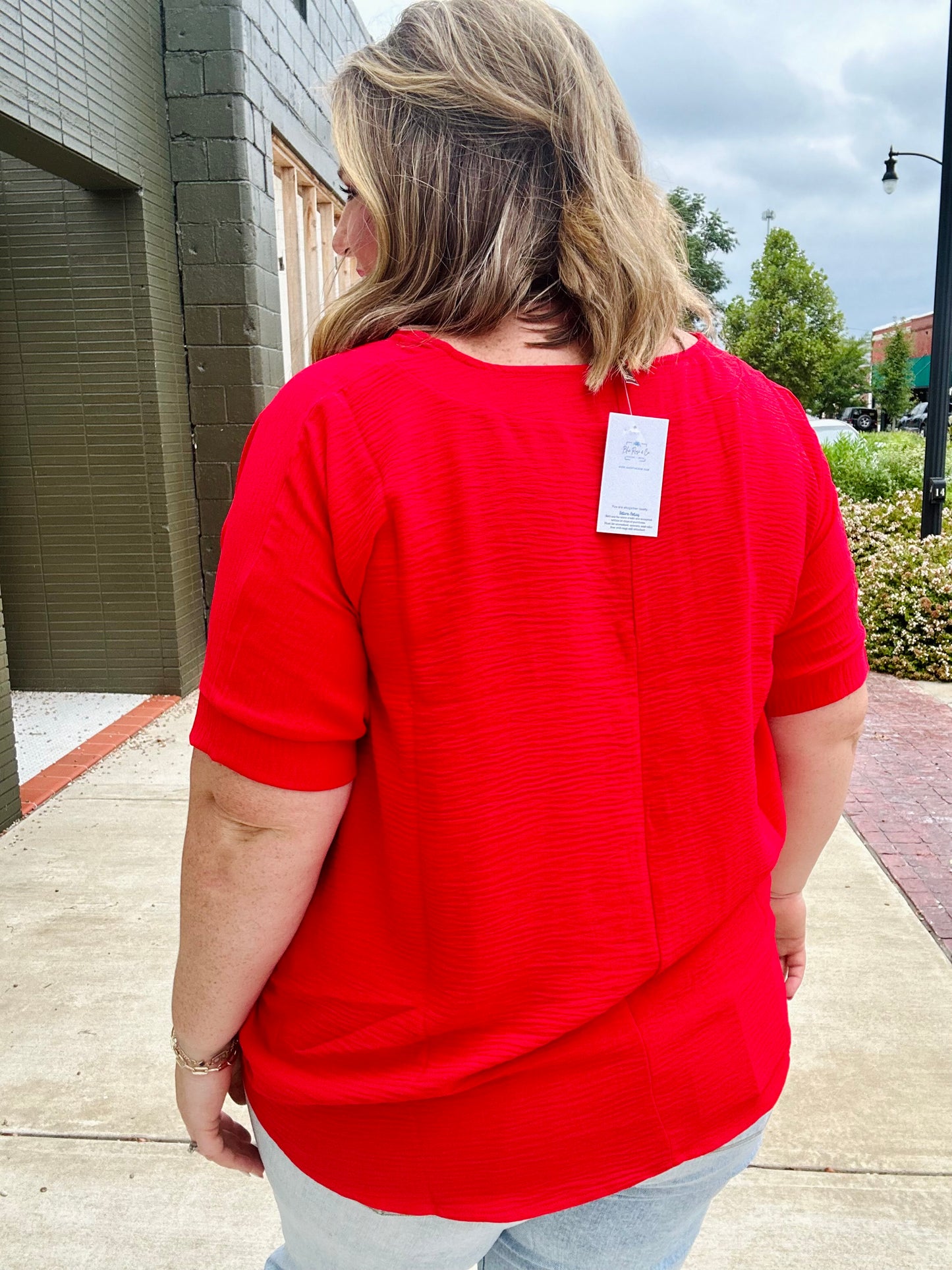 Regina Woven Top (Multiple Colors)