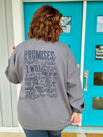Promises of God Sweatshirt ( Front/Back