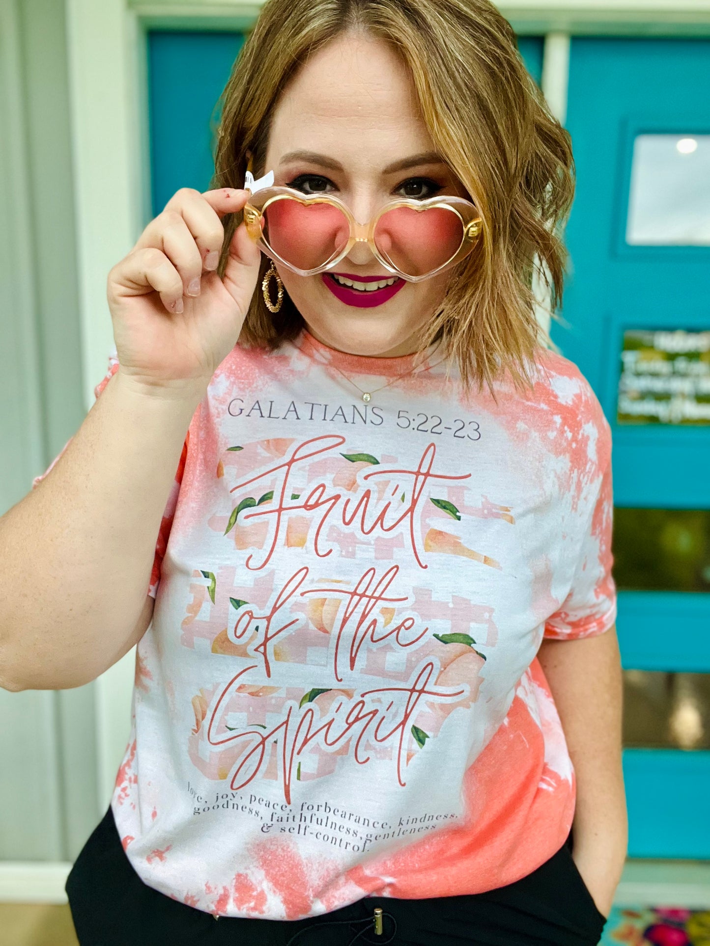 Fruit Of The Spirit Bleached Tee