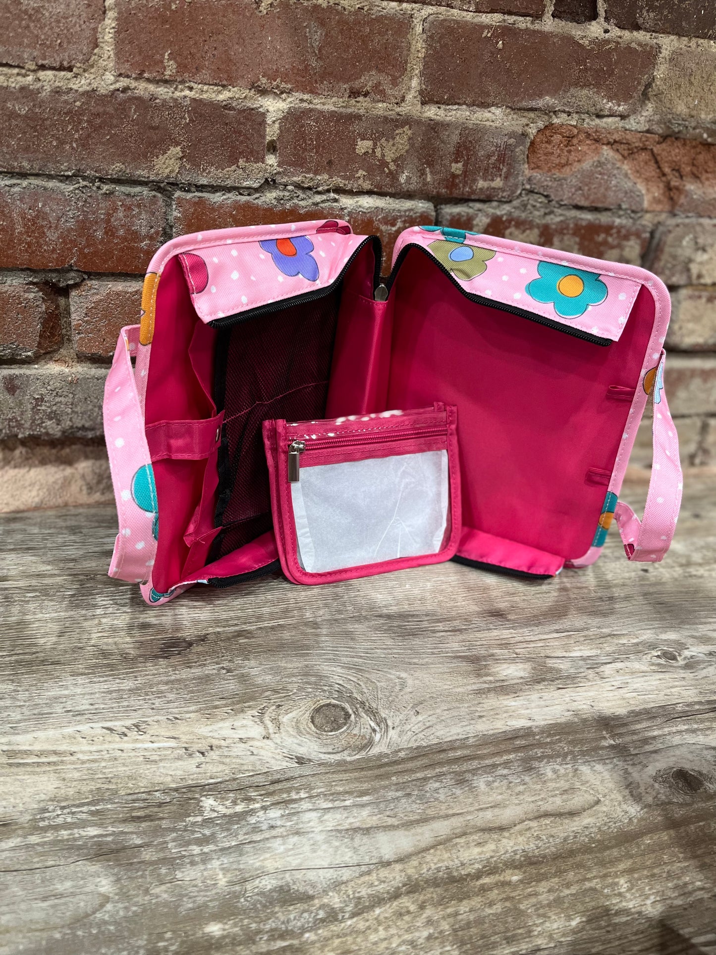 Dots + Daisies Bible Bag