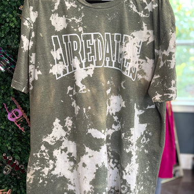 Airedales Bleached Tee (any school, any color, youth sizes available)