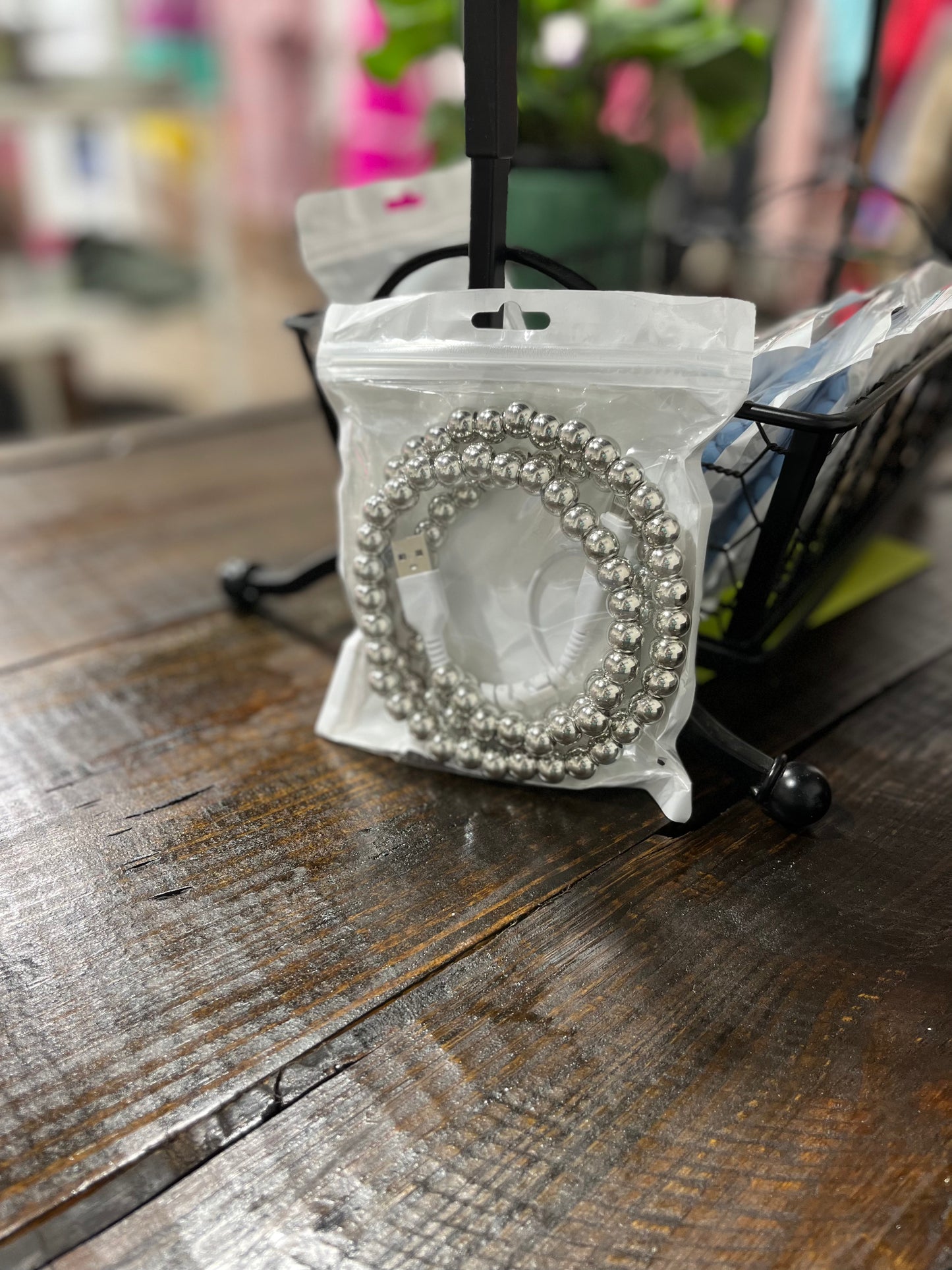 Beaded Phone Charger (Any Phone-Multiple Colors)