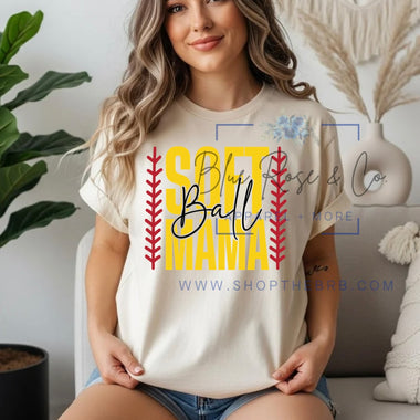 Softball Mama (Choose your color!)