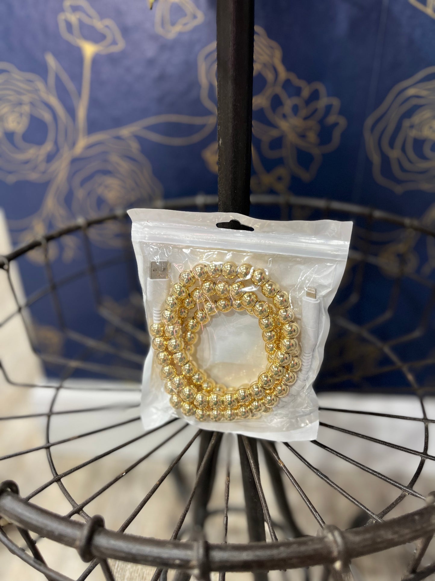 Beaded Phone Charger (Any Phone-Multiple Colors)