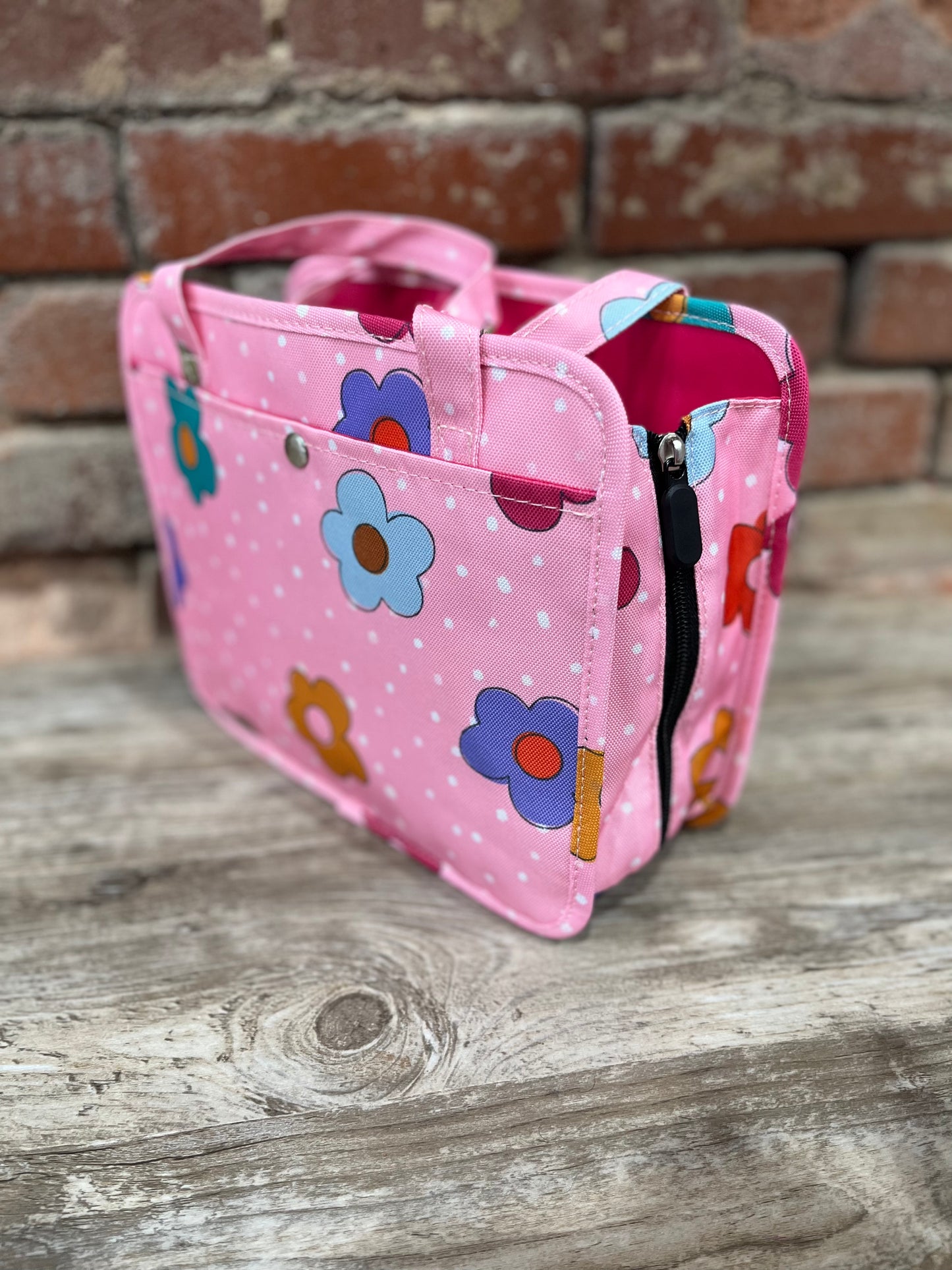 Dots + Daisies Bible Bag