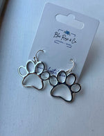 RESTOCK Paw Print Earrings (Silver or Gold)