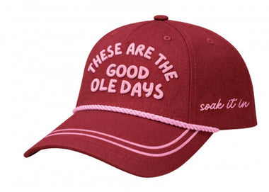 Market Special: Good Ole Days Embroidered Hat