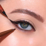 Double Ended Gel & Liquid Liner In Brown