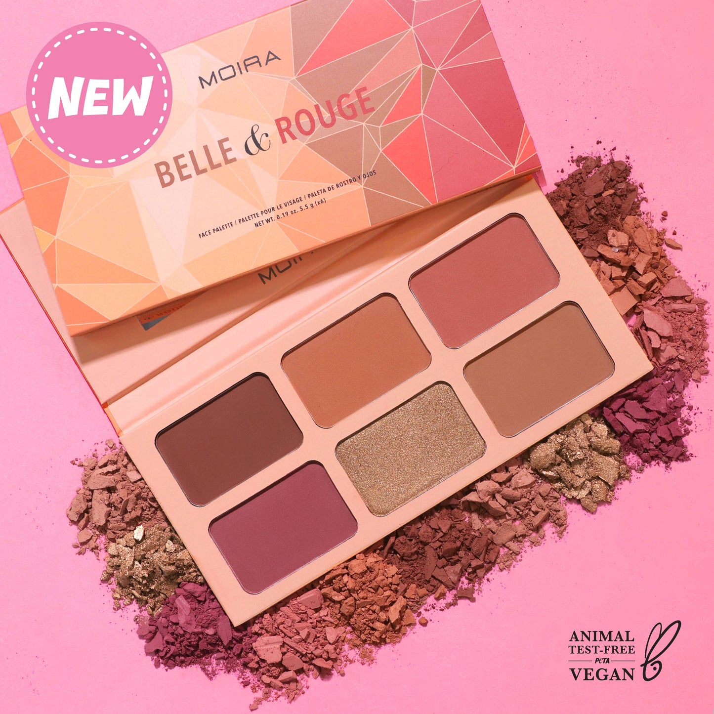 Belle & Rouge Blush and Contour Palette