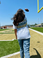 Let's Go Pocket Tee (Front/Back, Customizable)