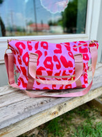 Wild About Pink Leopard Duffle (Restock)