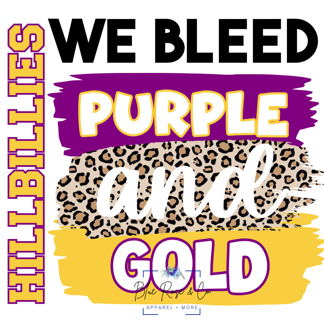 "We Bleed" School Colors V-Neck Tee on Oatmeal (Customizable)