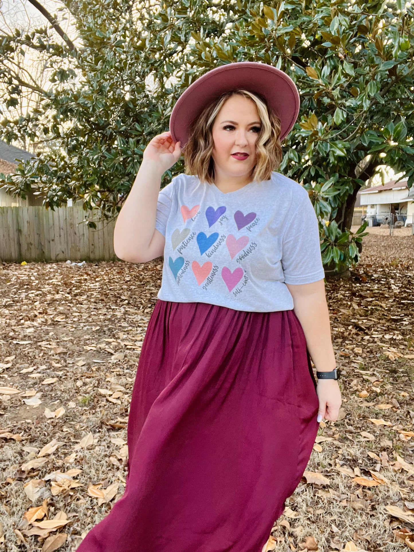 Fruits of the Spirit V-Neck Tee