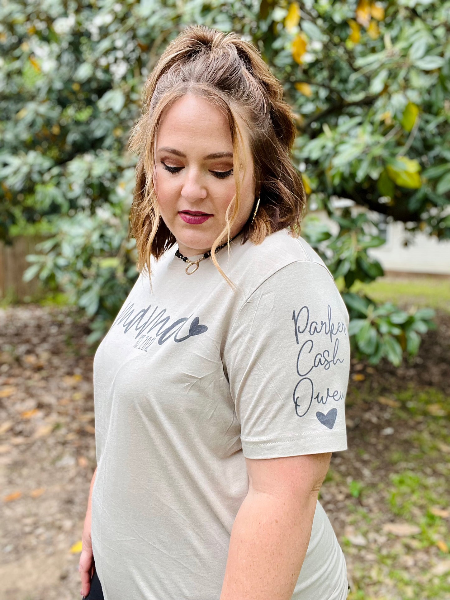 Custom Mama Sleeve Tee