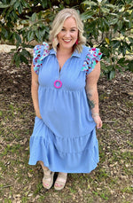 Deidra Denim Blue Maxi (Re-Stock!!)