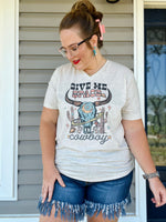 Give Me Space Cowboy V-Neck Tee