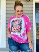 Space Rodeo Neon Bleached Tee