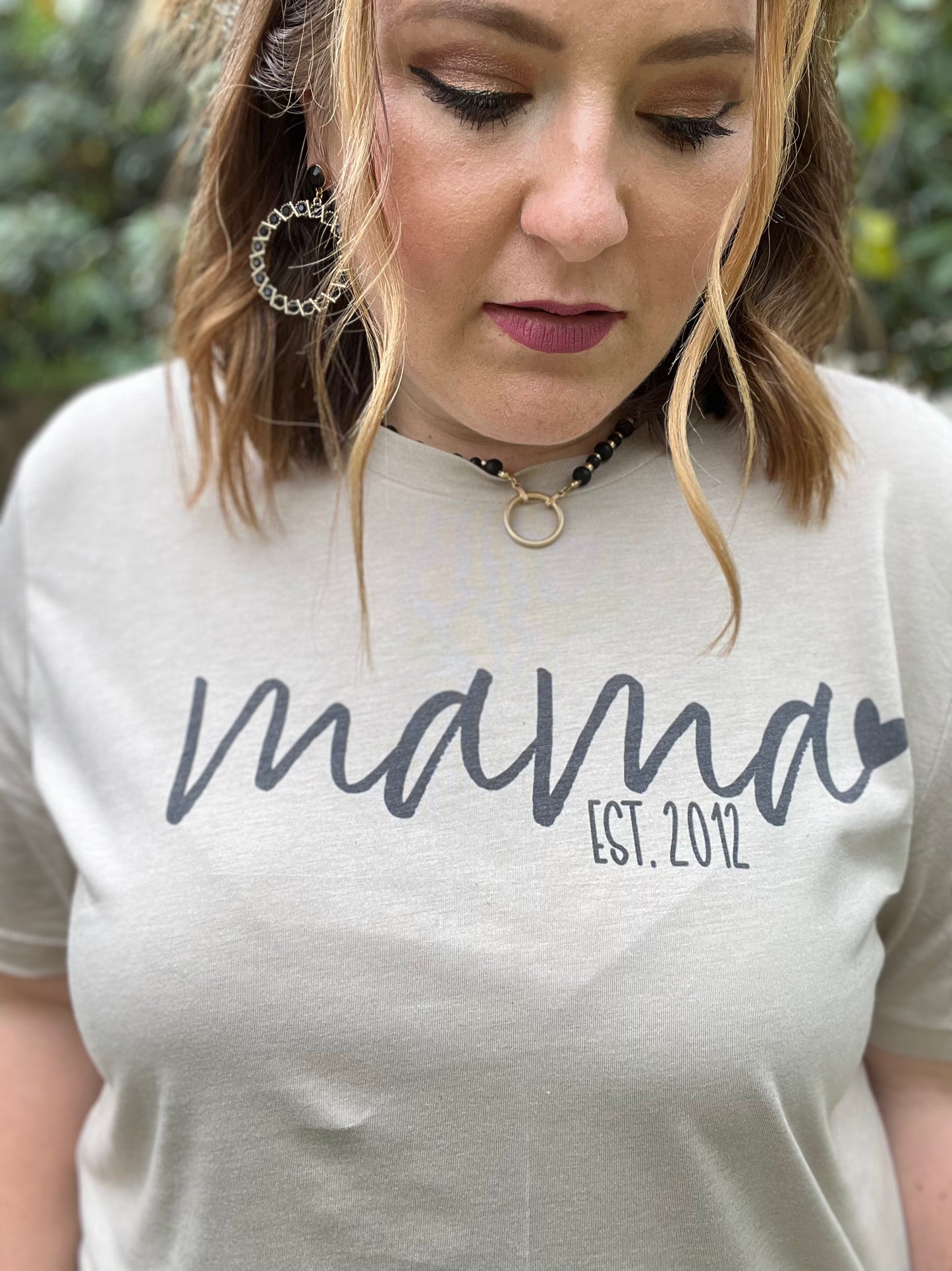 Custom Mama Sleeve Tee