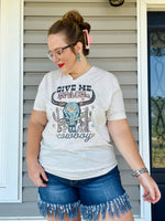 Give Me Space Cowboy V-Neck Tee