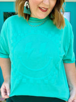 Puff Print Smiley Tee (Multiple Colors