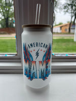 16 oz American Mama Libby Glass